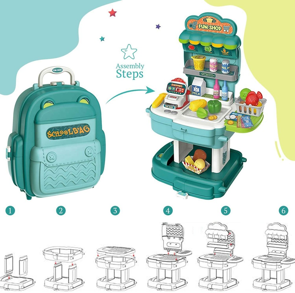 Backpack Store Toy Set