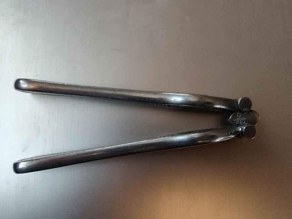 Vintage Gorham Co Reversible Hinged Nutcracker Shell Cracker