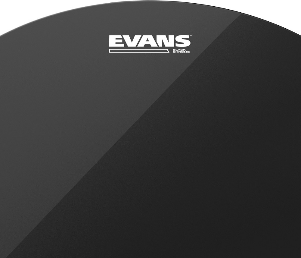 Evans Black Chrome Tom Batter Drumhead 14 in.