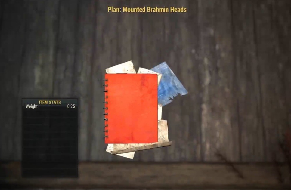 (Xbox) Mounted Brahmin Heads Plan