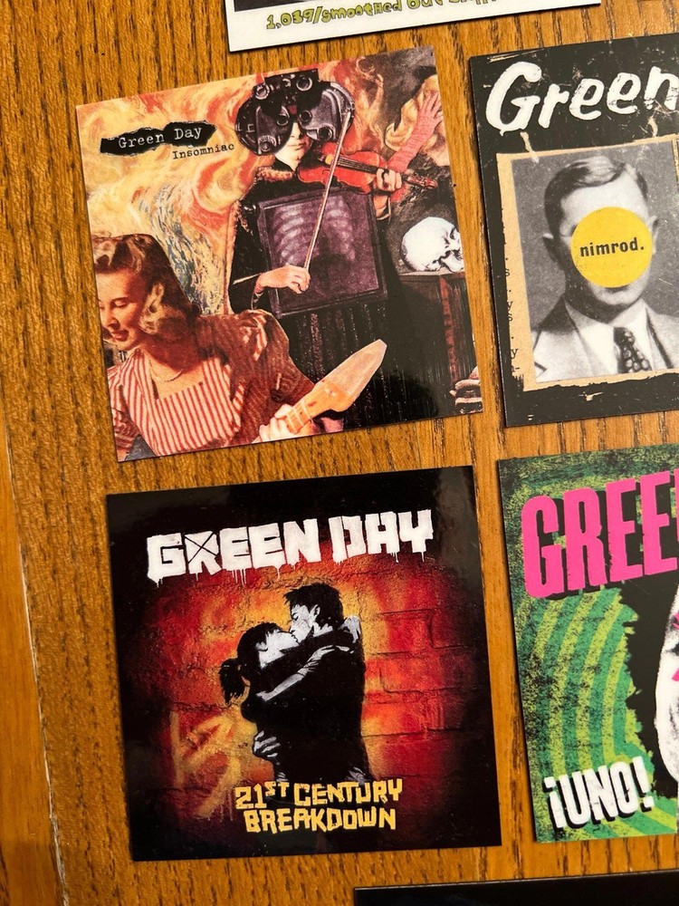 Green Day fridge magnets