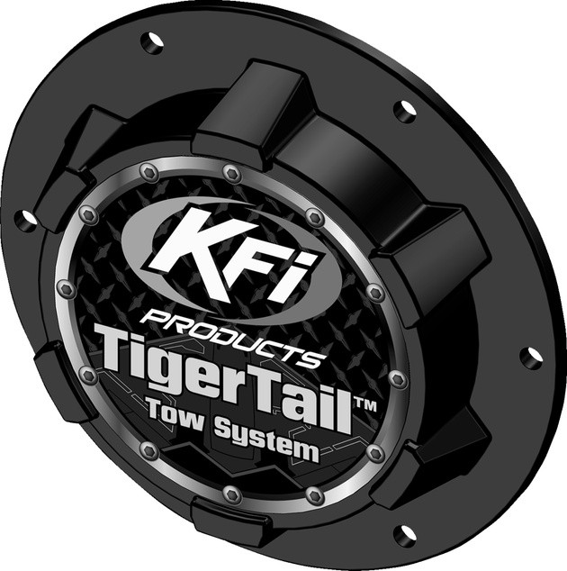 KFI Tiger Tail Replacement Spring Cover Black