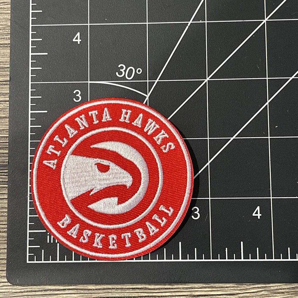 Atlanta Hawks Patch Embroidered Iron 2.85x2.85 Inch
