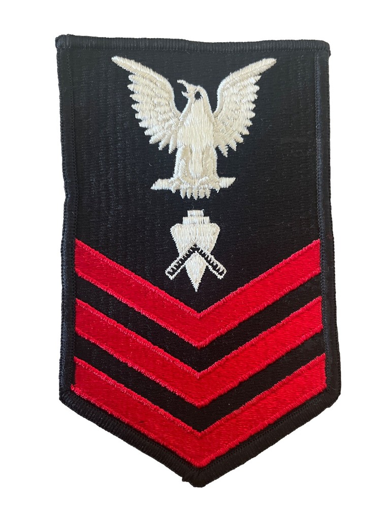 1st class BUILDER (BU)  US Navy Patch