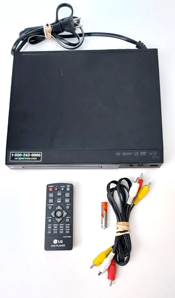LG DP132H DVD CD Player With Remote Tested & Working