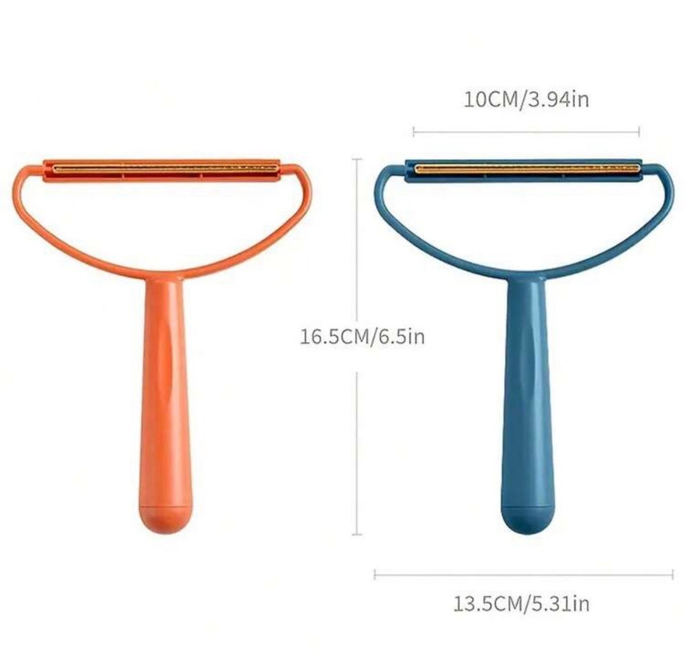 Orange Double Sided Pet Hair Removal