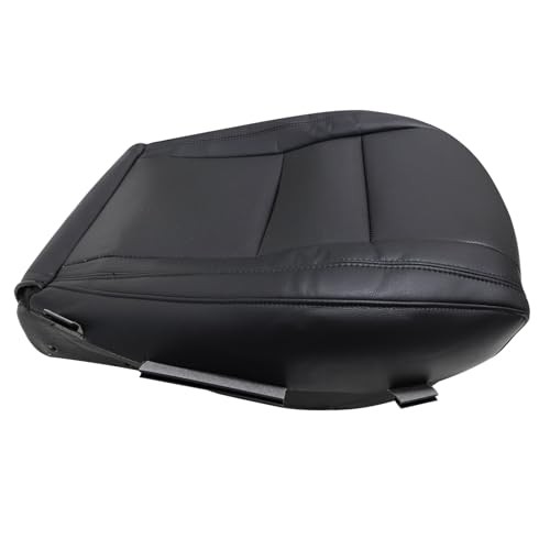 Black Driver Side Bottom Perforated Leather Seat Cover Black Perforated