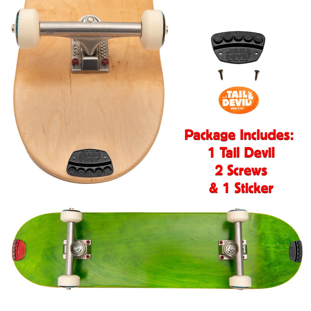 TAIL DEVIL with Skate T-Tool | Skateboard Spark Plate & SK8 Tool | Spark it Up!