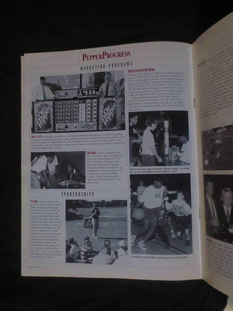 DR PEPPER CLOCK DIAL SPRING MAY 1998 MAGAZINE