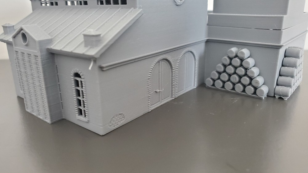 N scale building Old Brewery