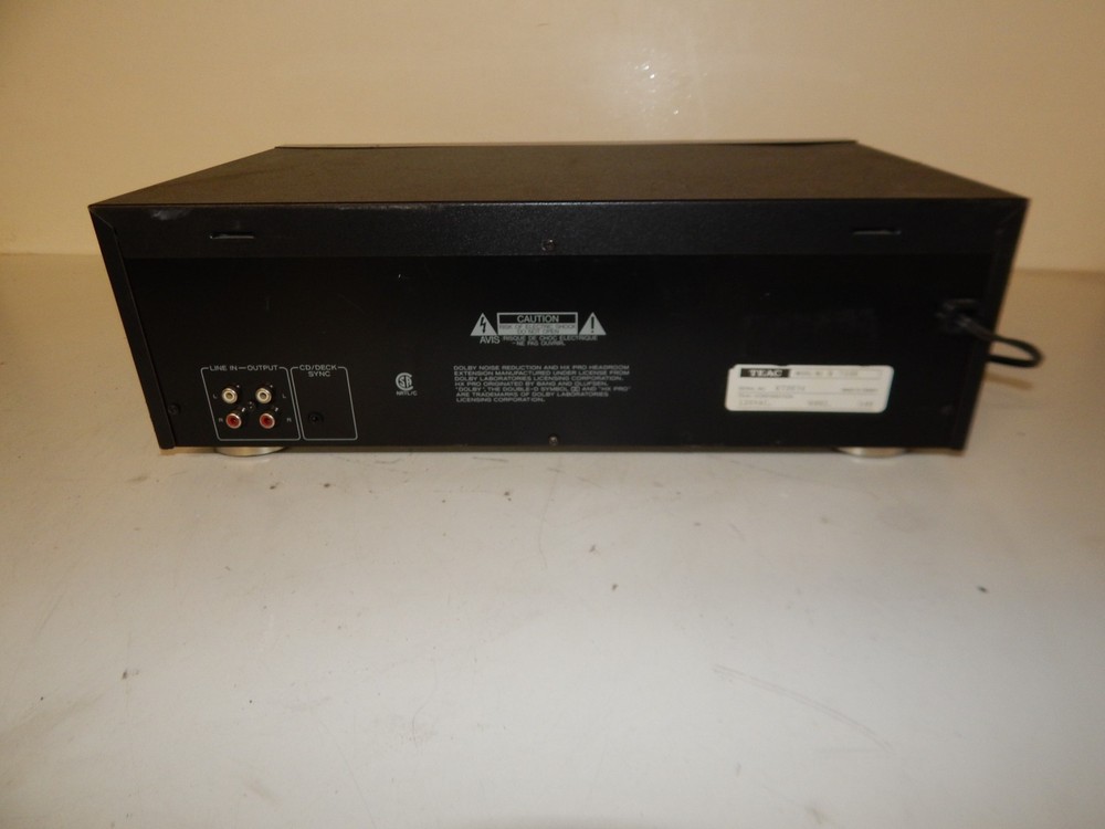 ^^ TEAC W-700R DOUBLE CASSETTE DECK (SPI8)