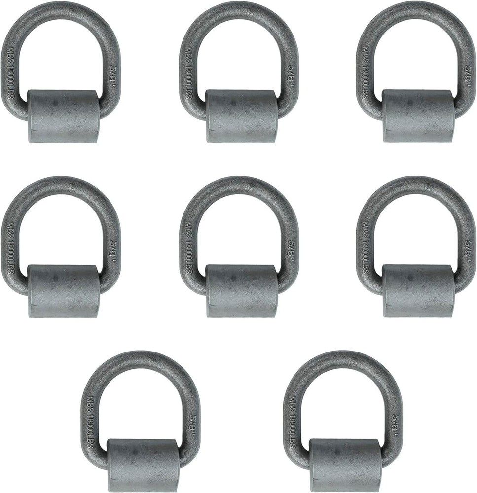 5/8" Heavy Duty Weld-On Forged D Ring 18,000 Lbs D Ring Tie Down Trailers Trucks
