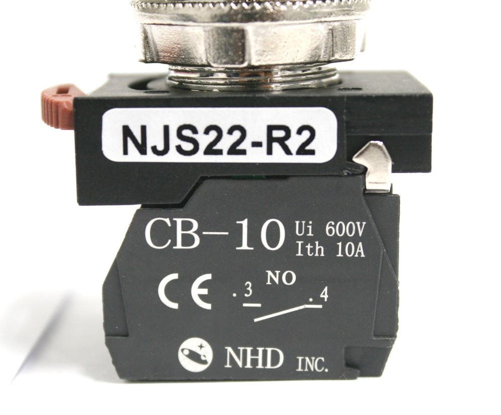 22 mm Joystick 2 Position Toggle Switch Spring Return from Right Left to Centre