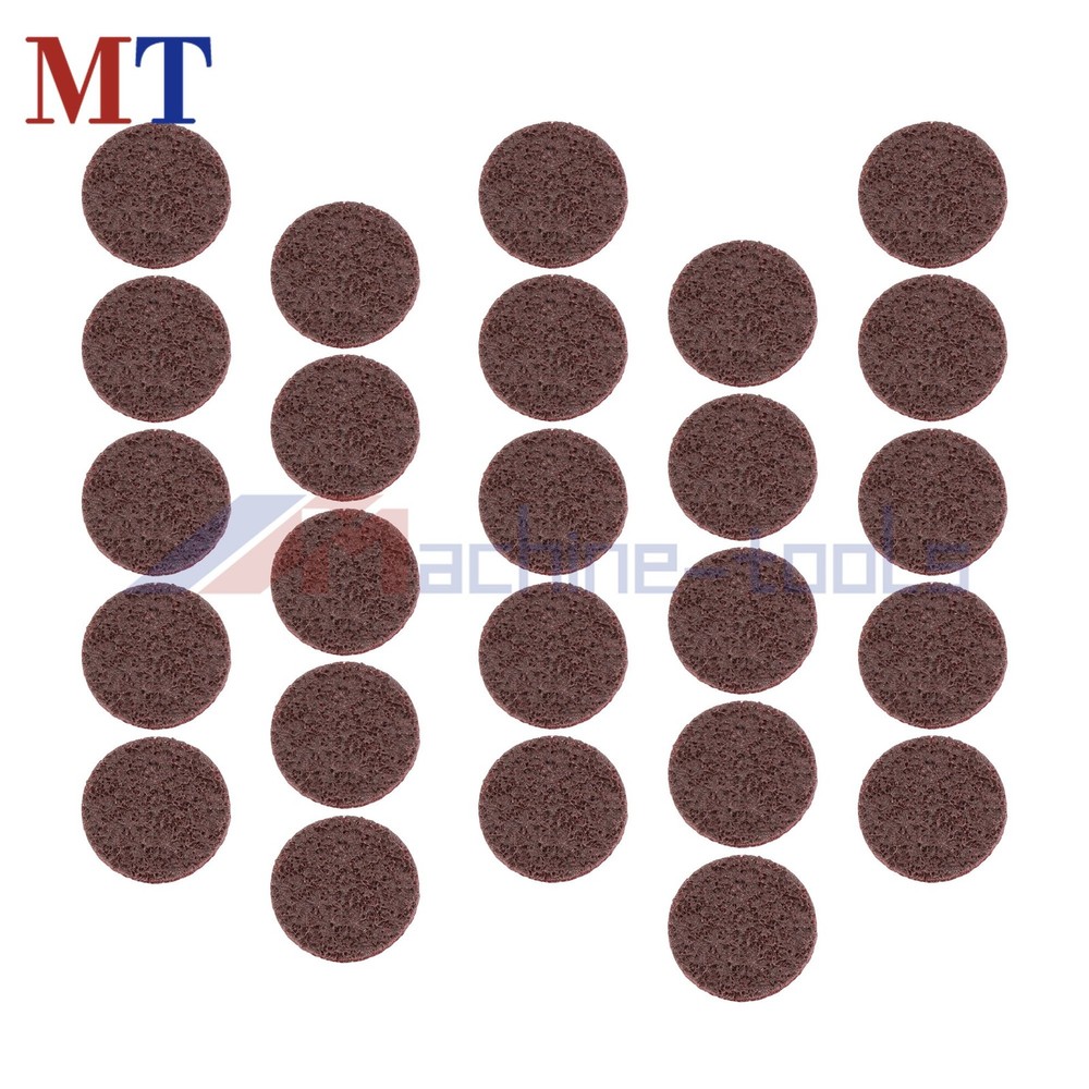 2 Inch Medium Nylon Surface Conditioning Quick Change Sanding Discs - 25 Pack