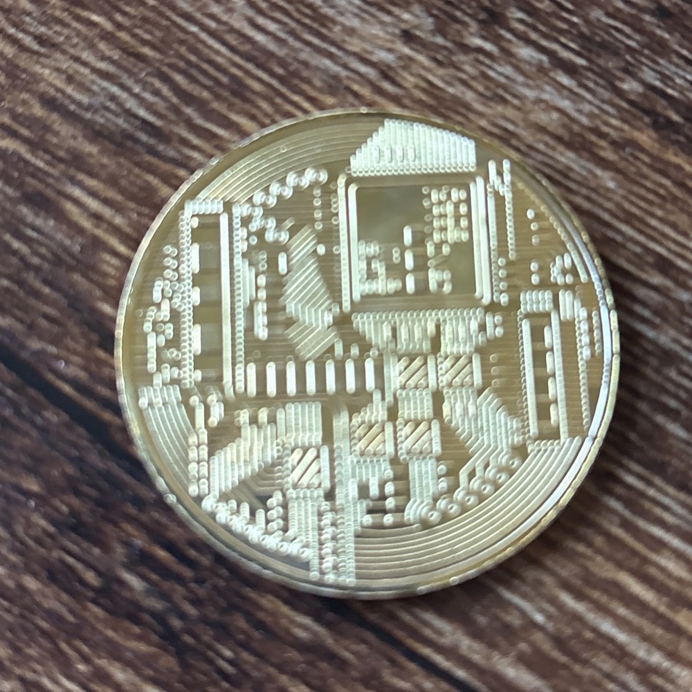 Bitcoin Gold Plated Physical Bitcoin BTC Cryptocurrency Michael Saylor