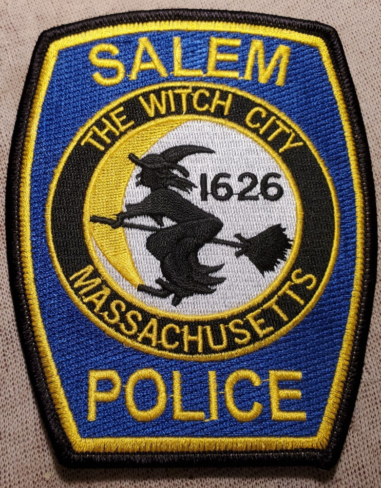 MA Salem Massachusetts Police Shoulder Patch