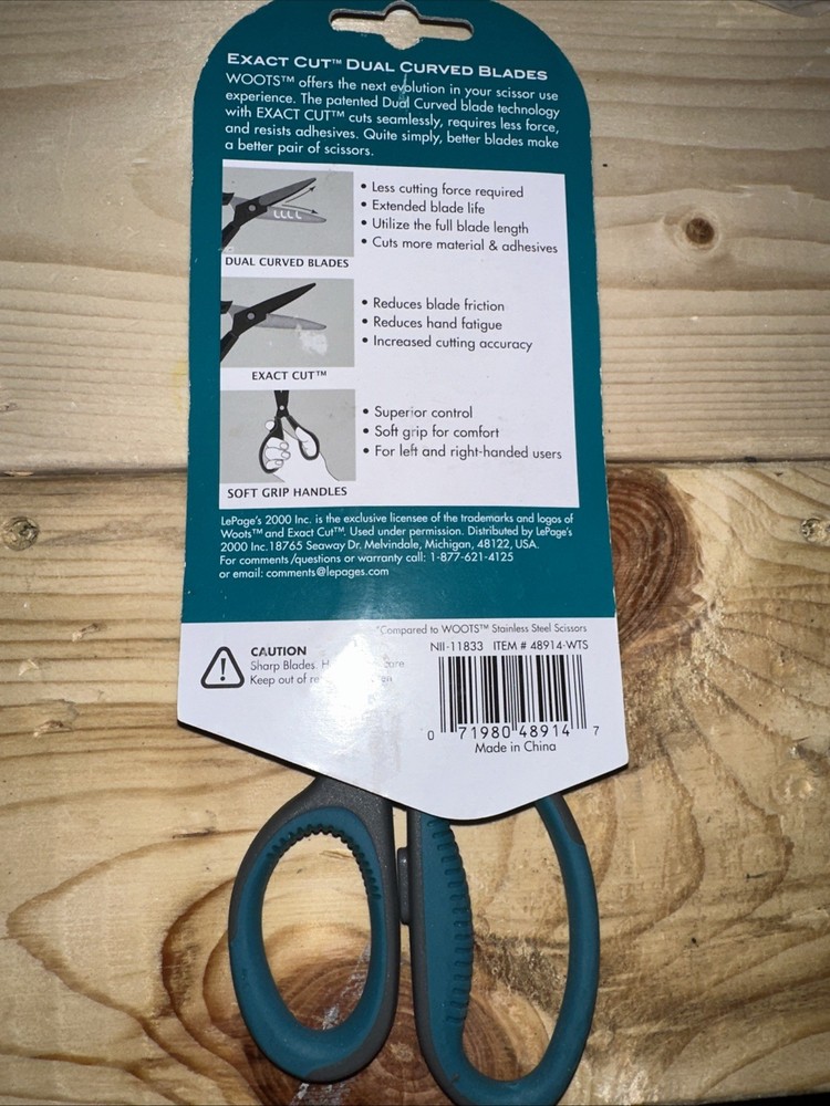 Woots 7" Exact Cut Medium Duty Scissors