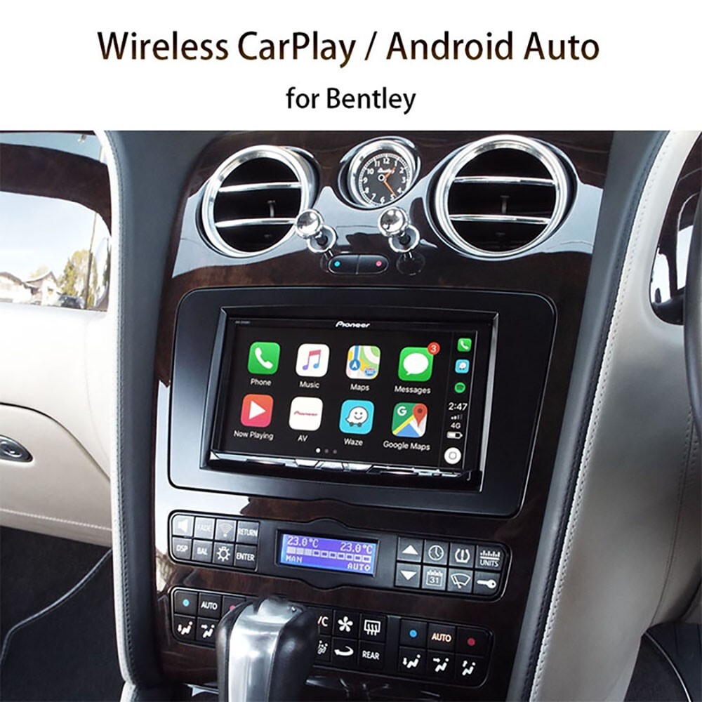 Wireless Apple Carplay Android Auto Adapters For Bentley Flying Spur 2012-2017