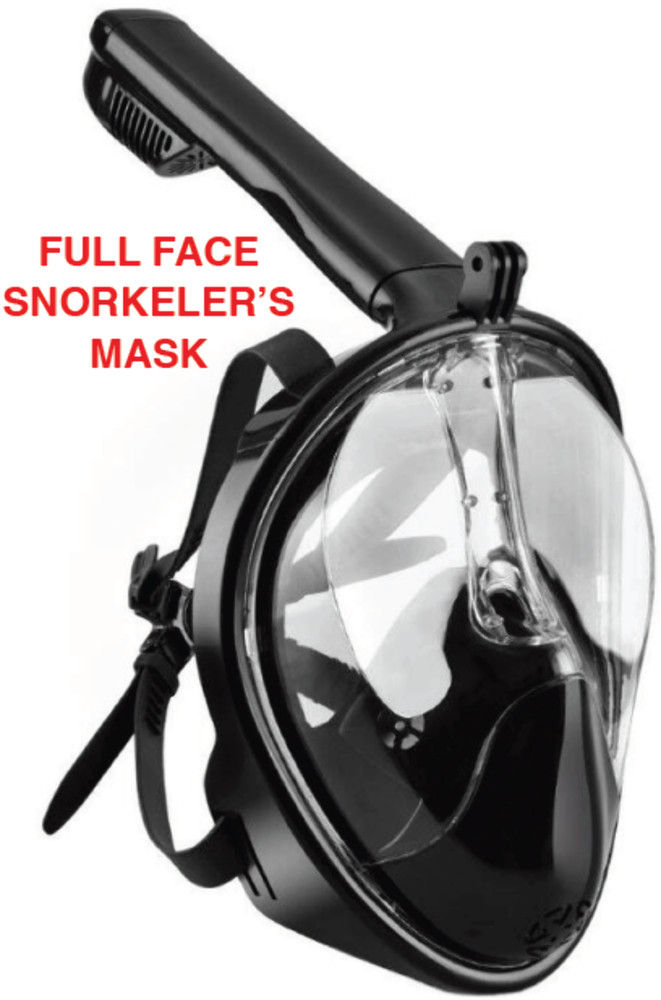 Trident Full Face Deluxe Snorkel Mask