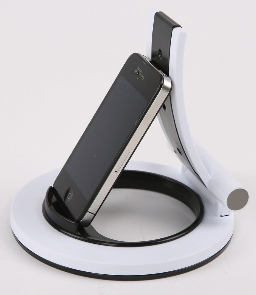 Universal Multi Angle Portable Round-Base Tablet Tabletop Desktop Holder