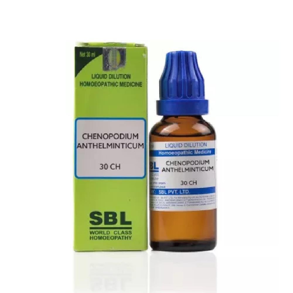 SBL Homeopathic Chenopodium Anthelminticum (30 ML / 100 ML) (Select Potency)