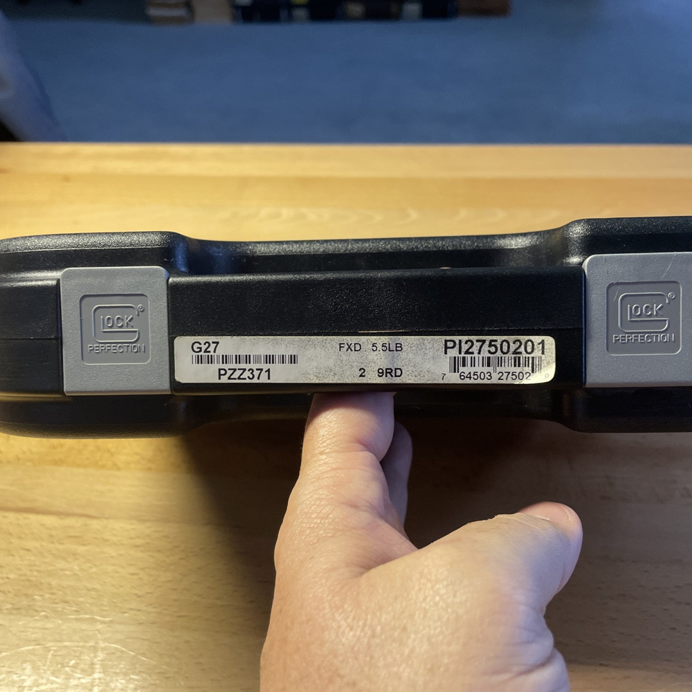 Glock Gun Storage Case Plus Extra for Glock G27