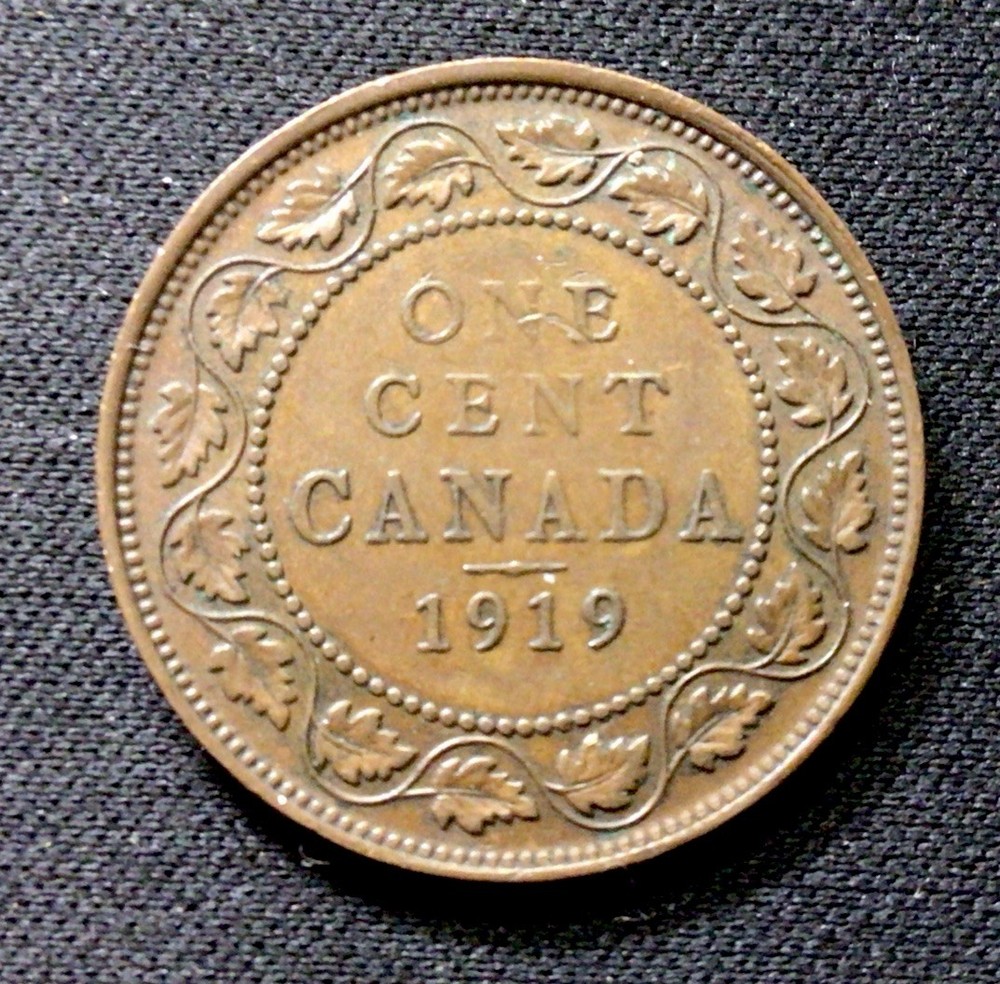 1919 Canada One Cent! Cool Coin! ENN Coins