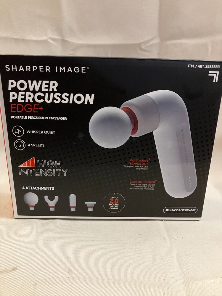 Sharper Image Power Percussion Edge+ Portable Percussion Massager