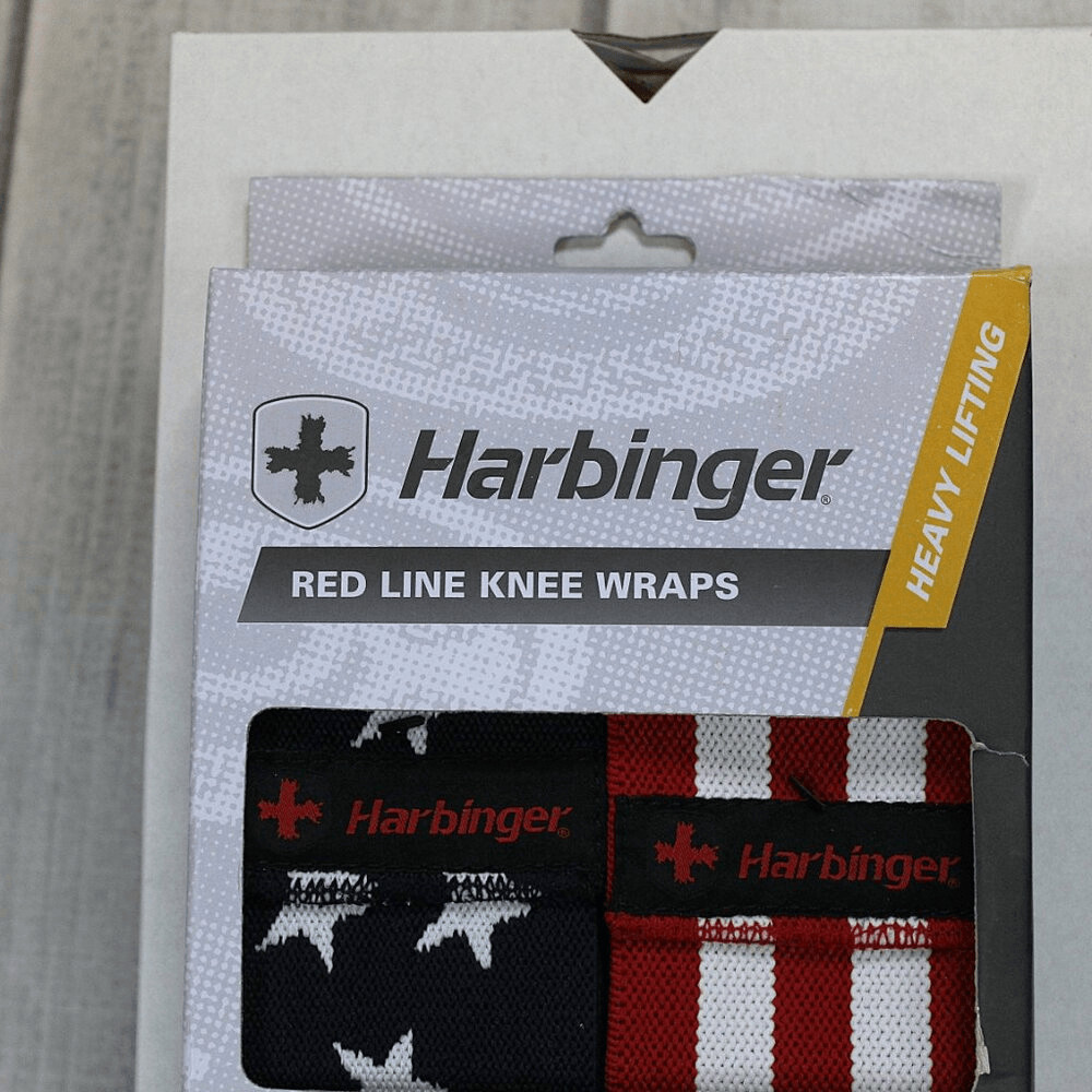 NEW Harbinger Red Line Knee Wraps