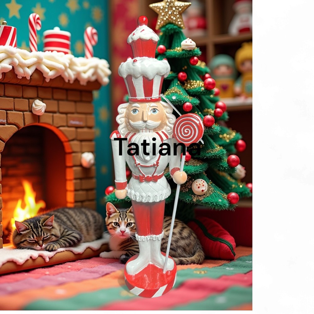 RARE Merrymint Cupcake Candy Nutcracker Sugar Christmas