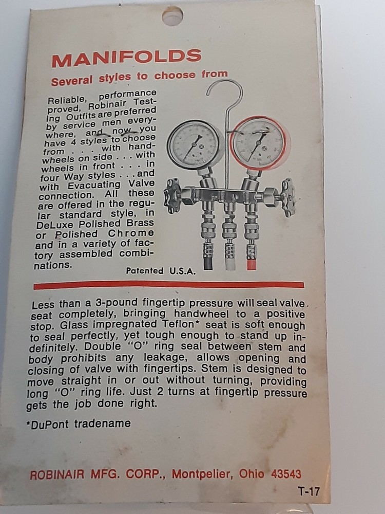 Robinair ACCESS FITTING HP-41