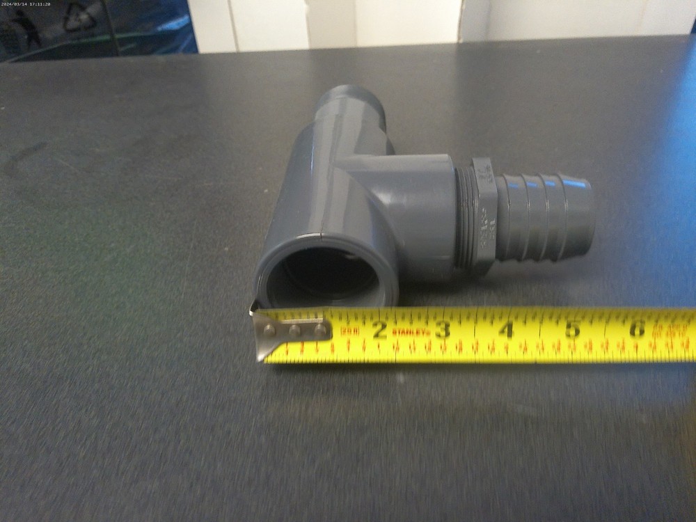 Spears 805-015 PVC 1-1/2'' Tee Assy BIN0322