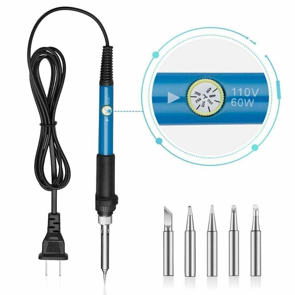 Soldering Iron Electric Gun Adjustable Temperature Welding Solder Wire Kit