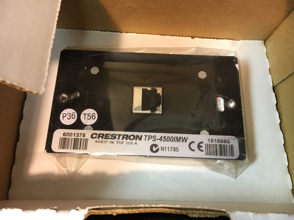 Crestron TPS-4500IMW  Isys Interface Module Wall Plate Without Audio