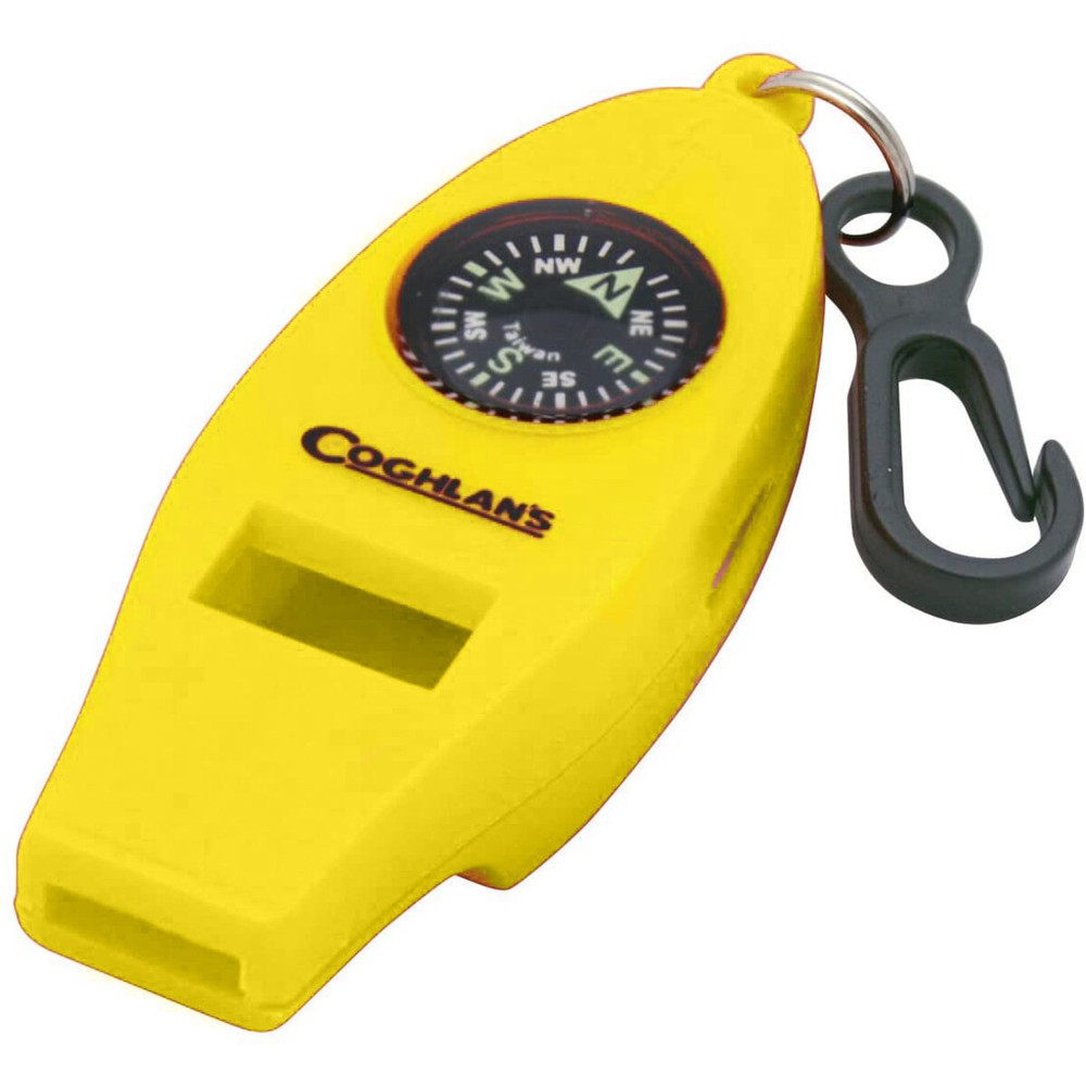 Coghlan's Four Function Whistle for Kids Camp Thermometer, Magnifier, Compass