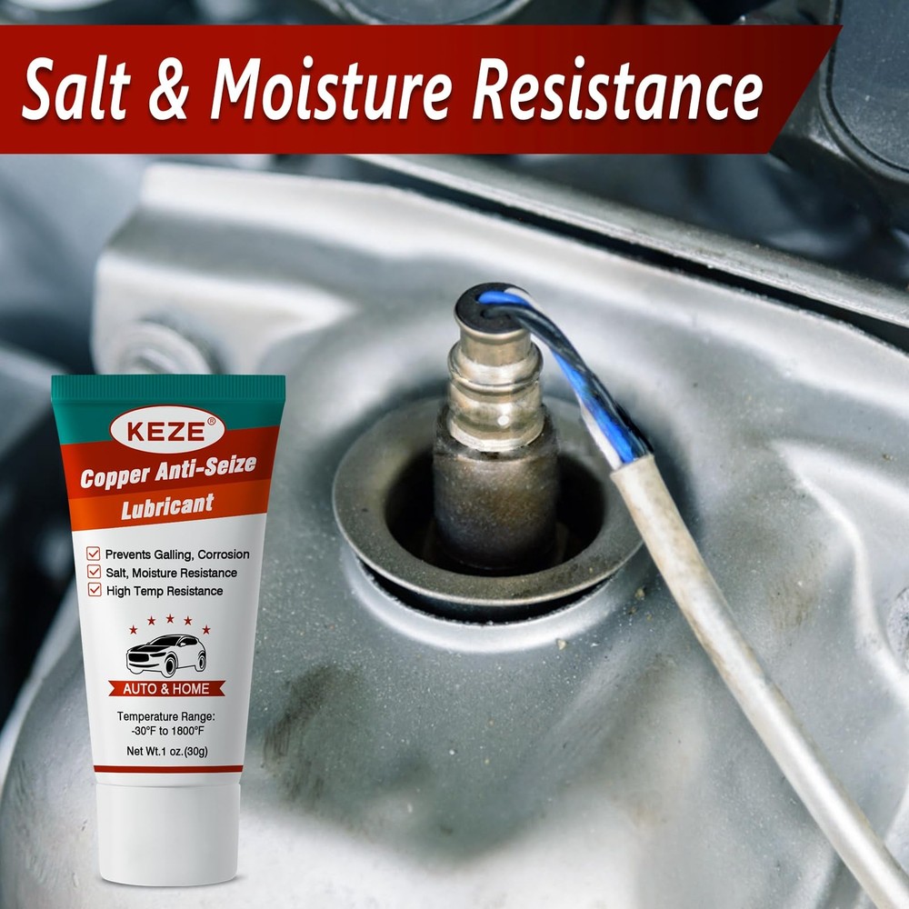 Keze Copper Anti Seize Thread Lubricant 1 Pack, Antiseize Grease
