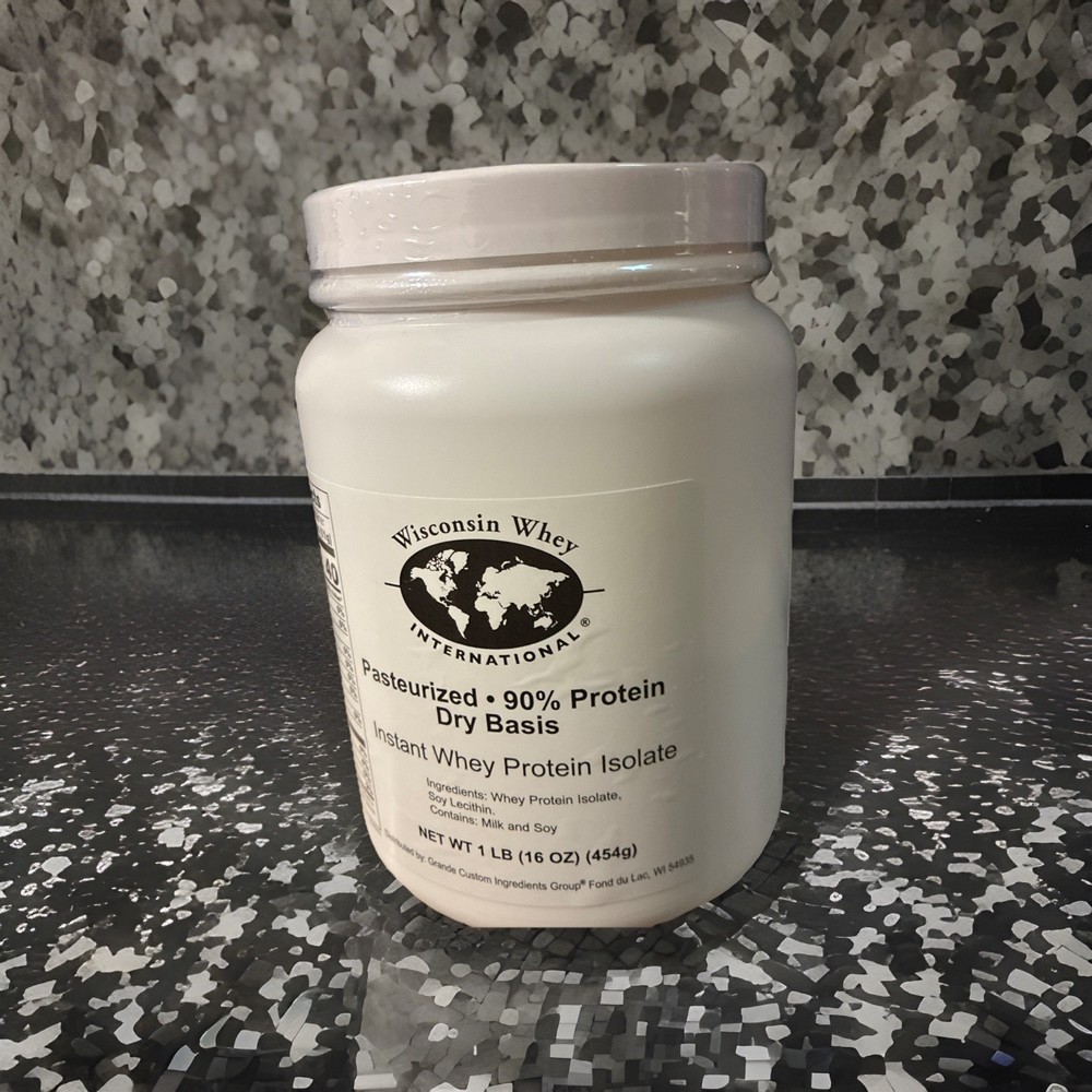 Whey Protein 100% Isolate - Unflavored - 1lb - 41 Servings