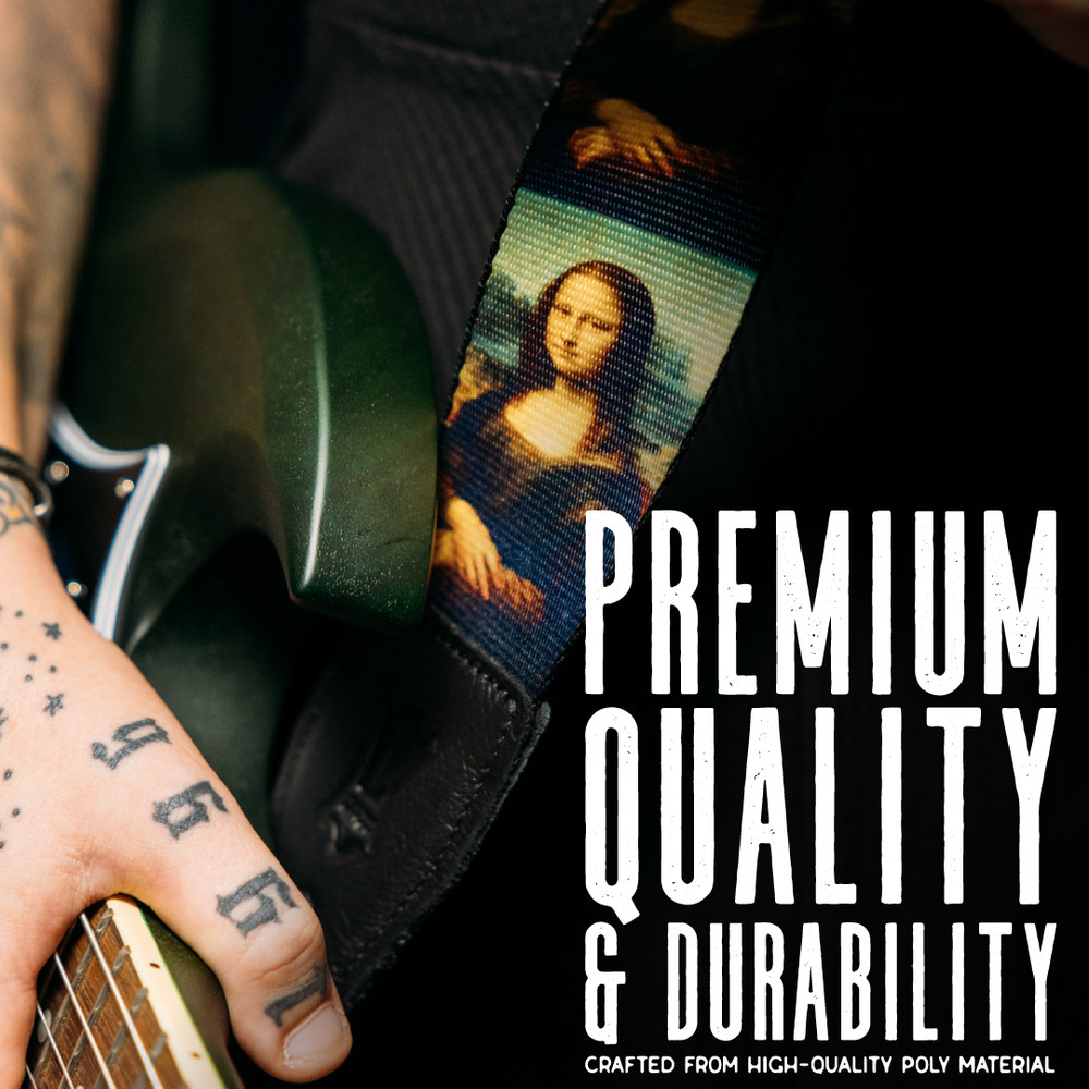 Levy's 2" Polyester Guitar Strap with Tri-Glide Adjustment, The Wave