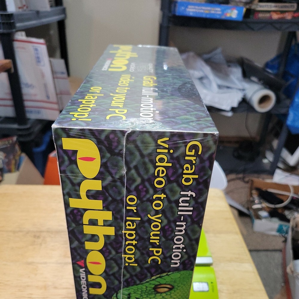 Vintage Gaming Videonics Python Video Capture Card w/ Free Software NEW SEALED