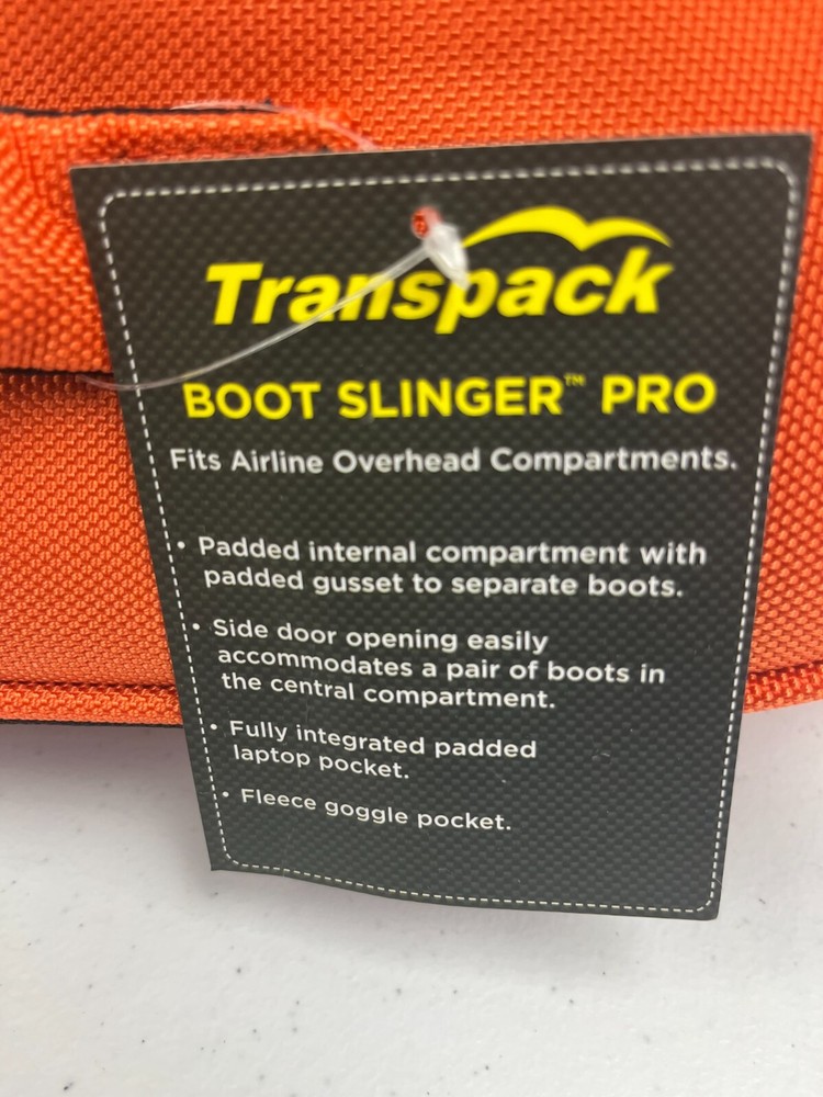 $160 Transpack Boot Slinger Pro Ski Snowboard Boot & Gear Backpack NWT Orange