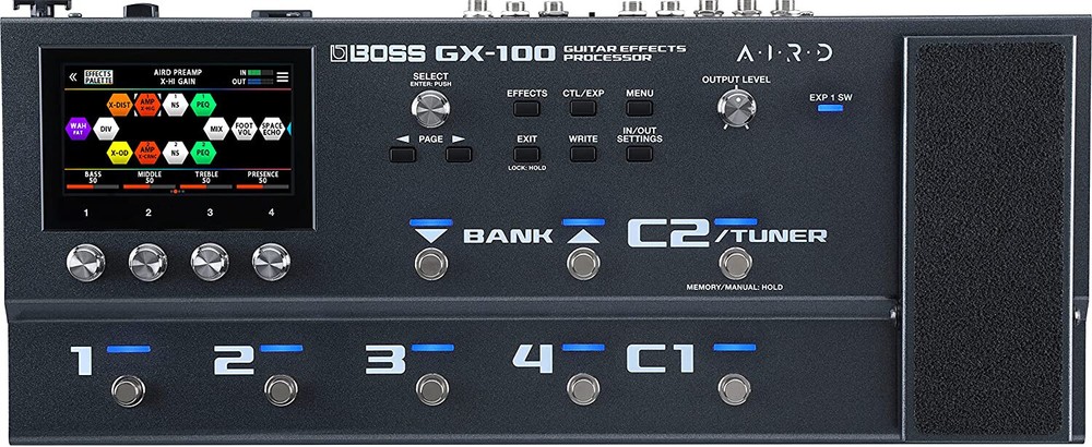 Boss GX-100 Guitar Effects Processor w/ Instrument Cables