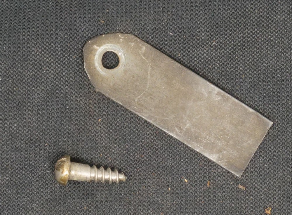 Ingraham Mantel Clock OEM Back Panel Latch + Screw