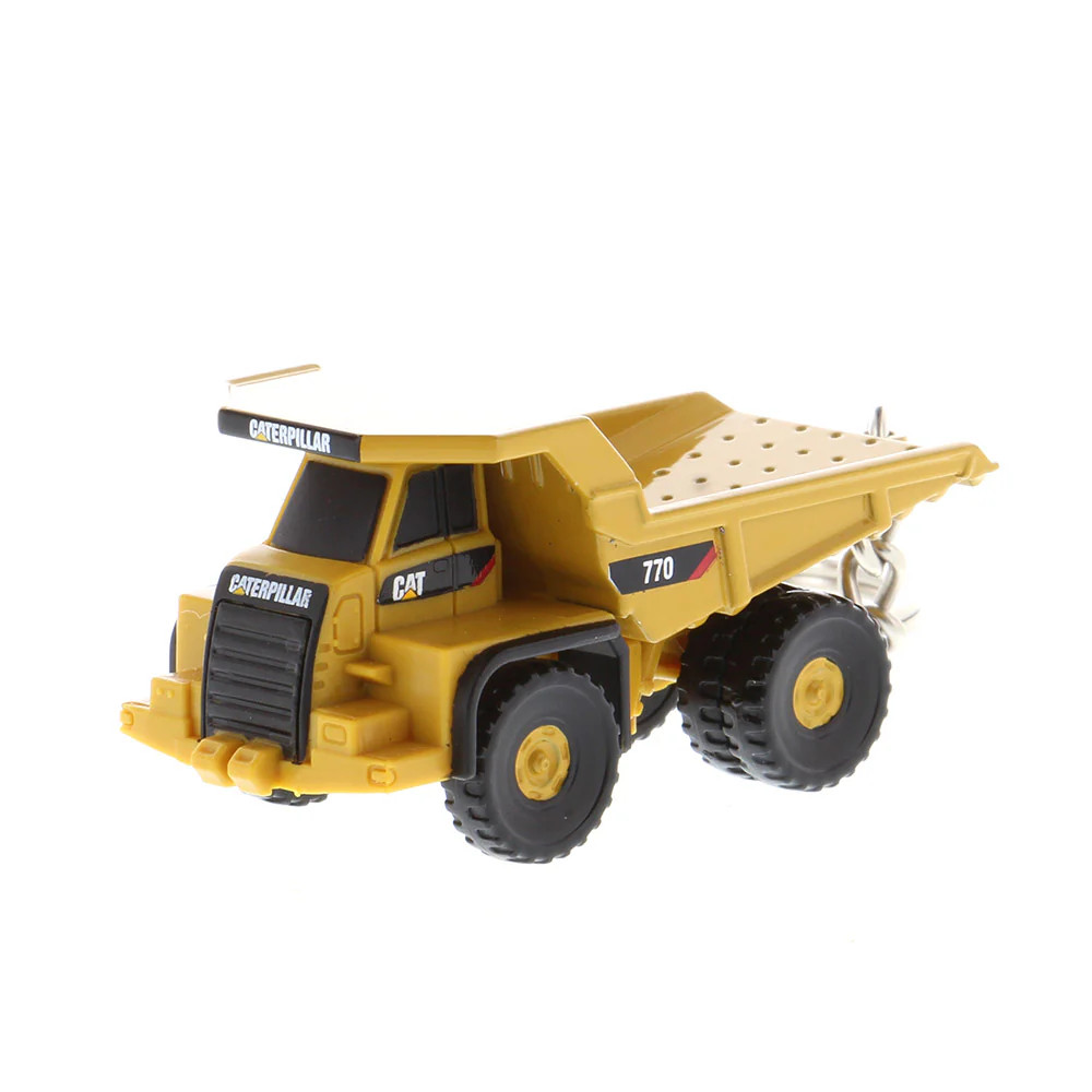Caterpillar 770 Dump Truck Keychain Micro Constructor Diecast Masters #85985