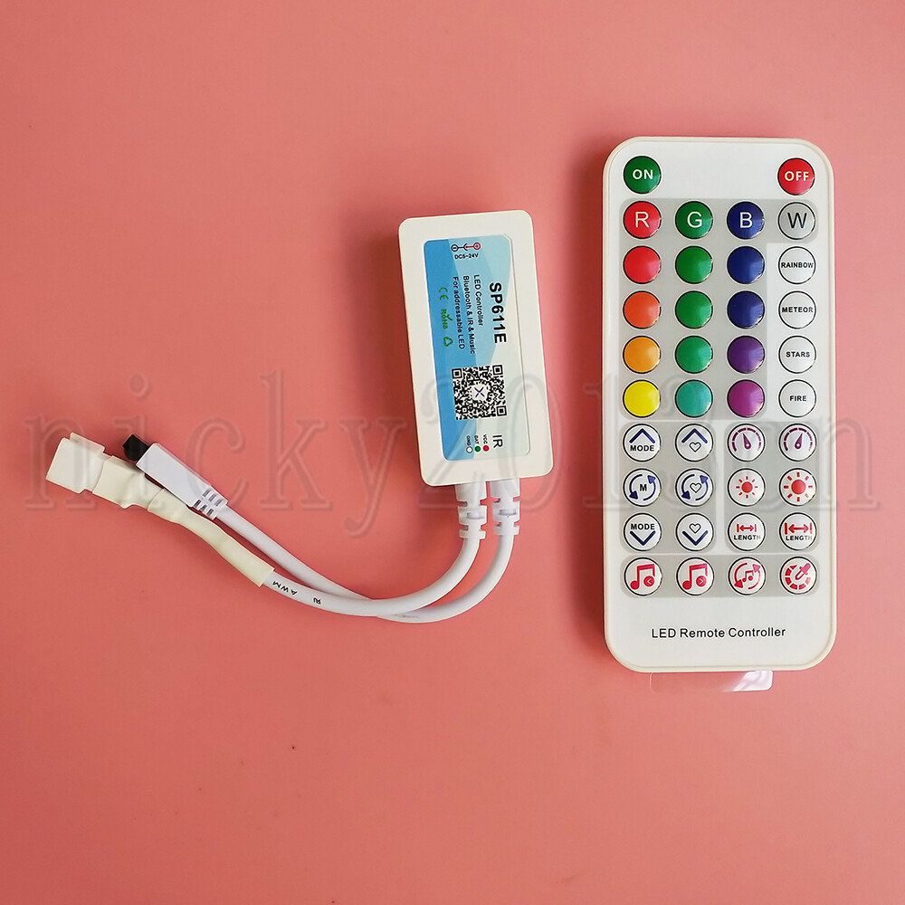 SP611E Bluetooth Music APP Controller IR Remote for Addressable LED Pixel Light