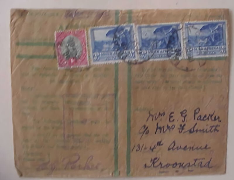 SOUTH AFRICA EGYPT 40 1941 CENSOR