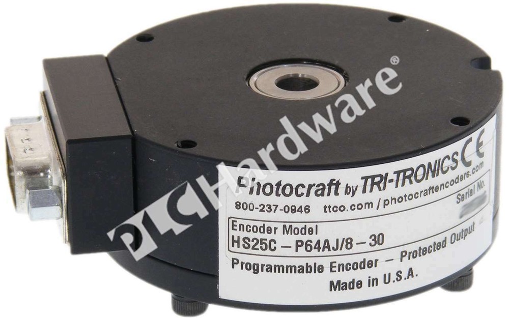 New Tri-Tronics HS25C-P64AJ/8-30 HS25 Programmable Encoder 1/4' Dia. Bore 8-30V
