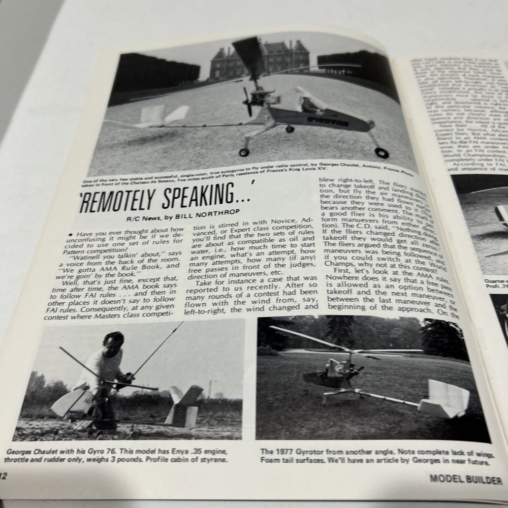 Vintage Model Builder Magazine November 1977