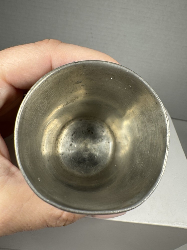 Kiddush Cup Hand-Silverplated Engraved MMA 19th Cent. Ceremonial Wine Cup