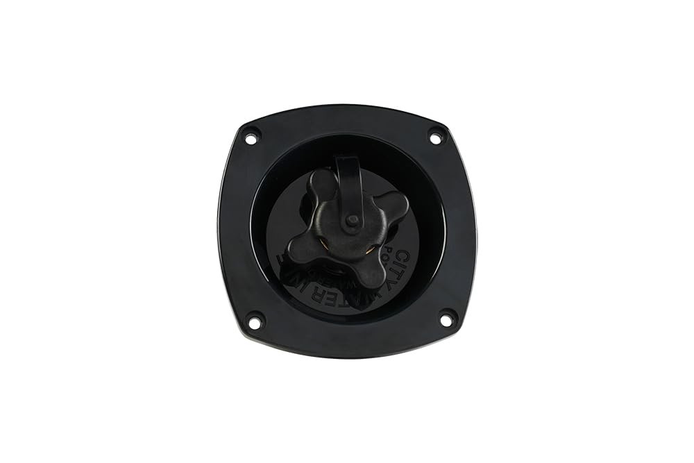 Wall Mount Pressure Regulated Water Inlet (Black)