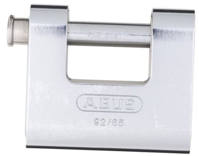 92/65 KA Monoblock Brass Padlock Code 8511 Keyed Alike